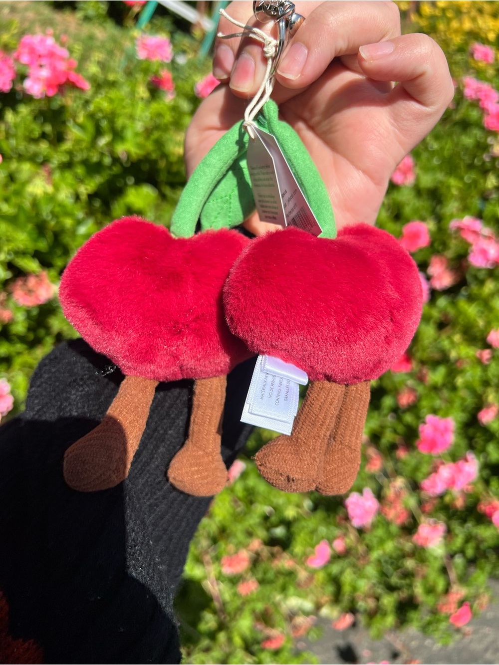 CHERRIES PLUSH KEYCHAIN - Picture 7 of 7